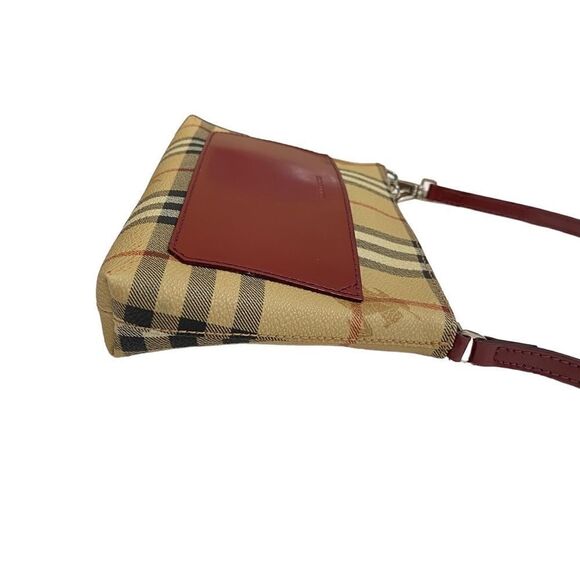 BURBERRY Nova Check Pvc Leather Handbag Shoulder Bag 💼 - Picture 12 of 17